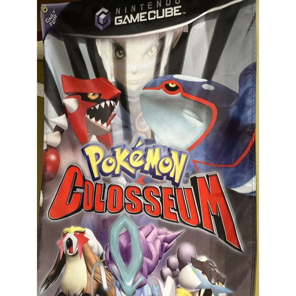 Pokémon Colosseum 5ft Flag Banner Nintendo GameCube 2004